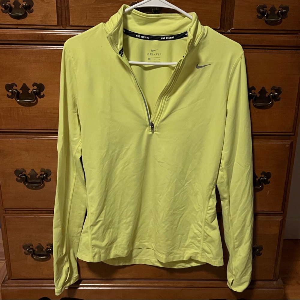 Nike Yellow Quarter Zip